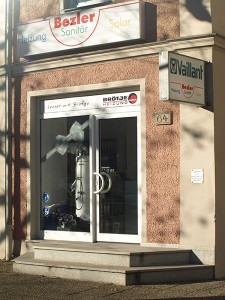 Außenansicht Firma Sanitär Bezler Augsburg